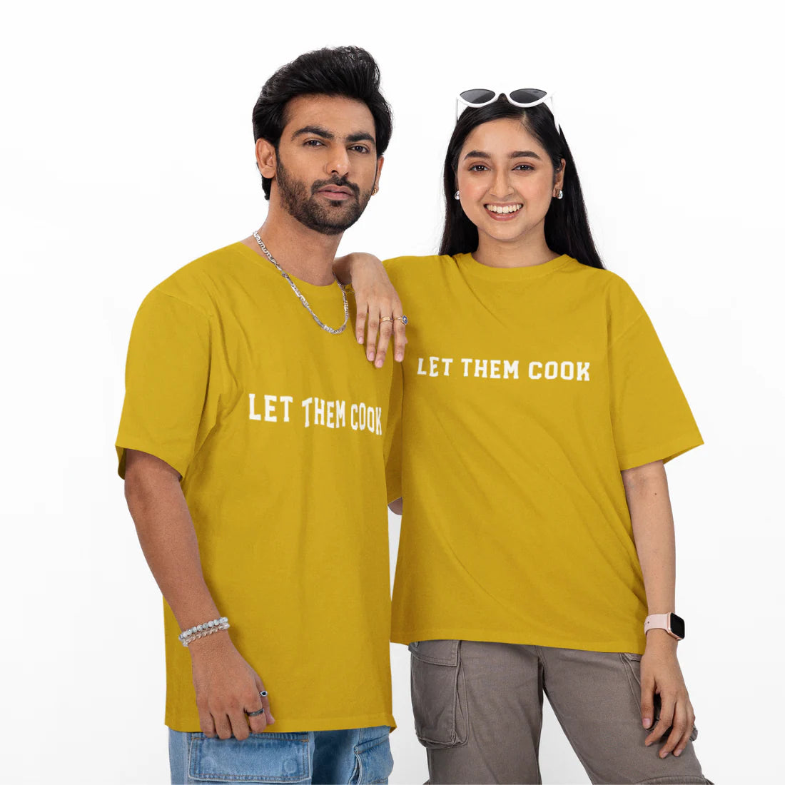 Let Them Cook Unisex Oversized T-Shirt