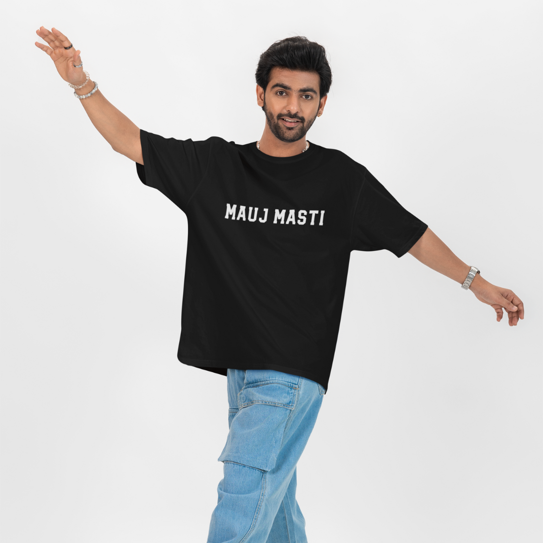 Mauj Masti Unisex Oversized T-Shirt