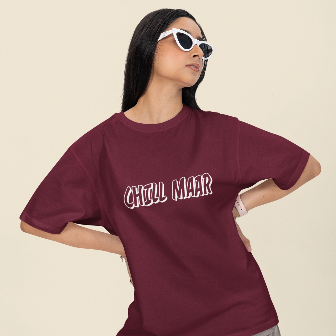 Chill Maar Unisex Oversized T-Shirt