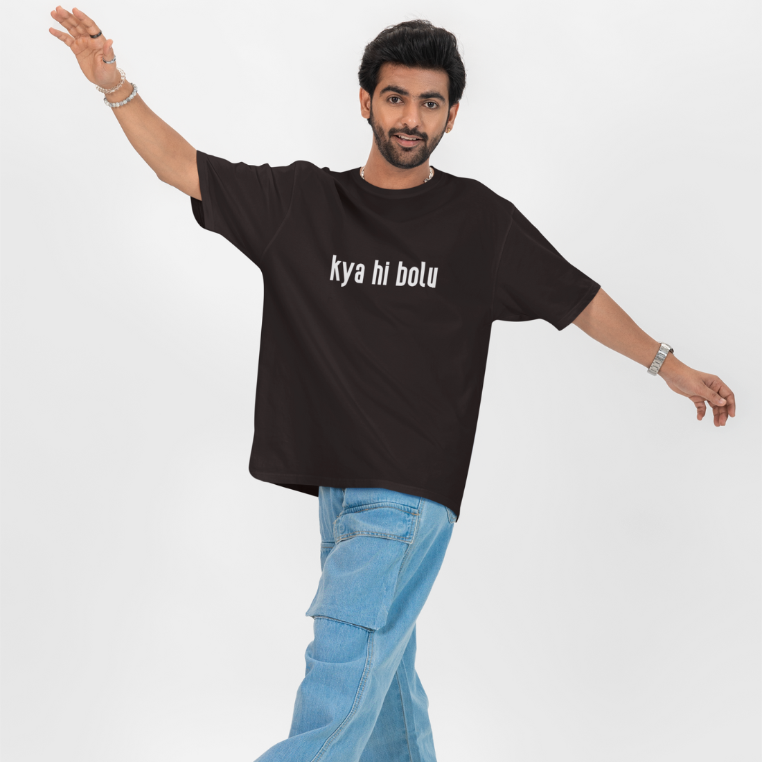 Kya Hi Bolu Unisex Oversized T-Shirt