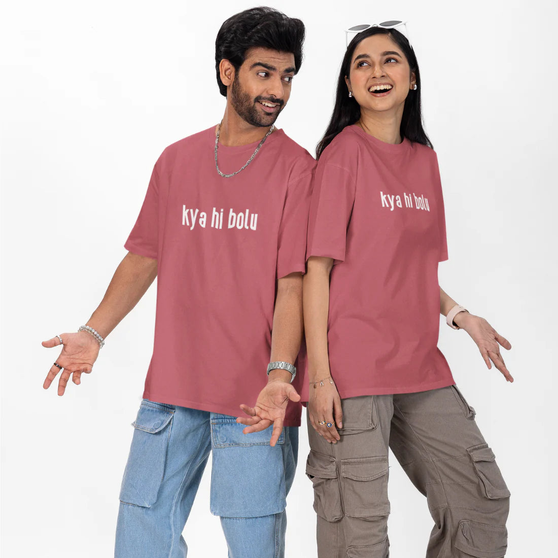 Kya Hi Bolu Unisex Oversized T-Shirt