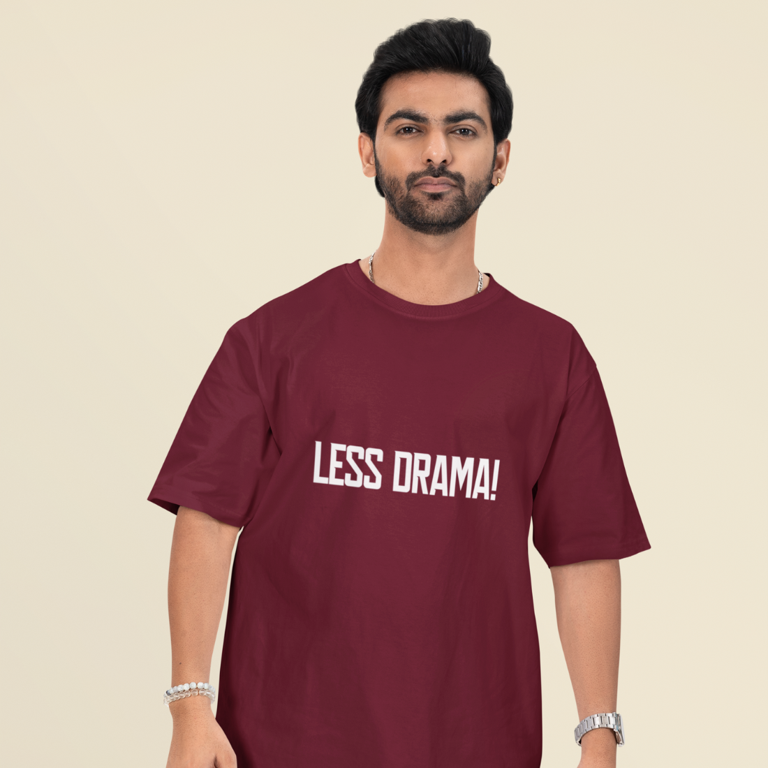 Less Drama Unisex Oversized T-Shirt