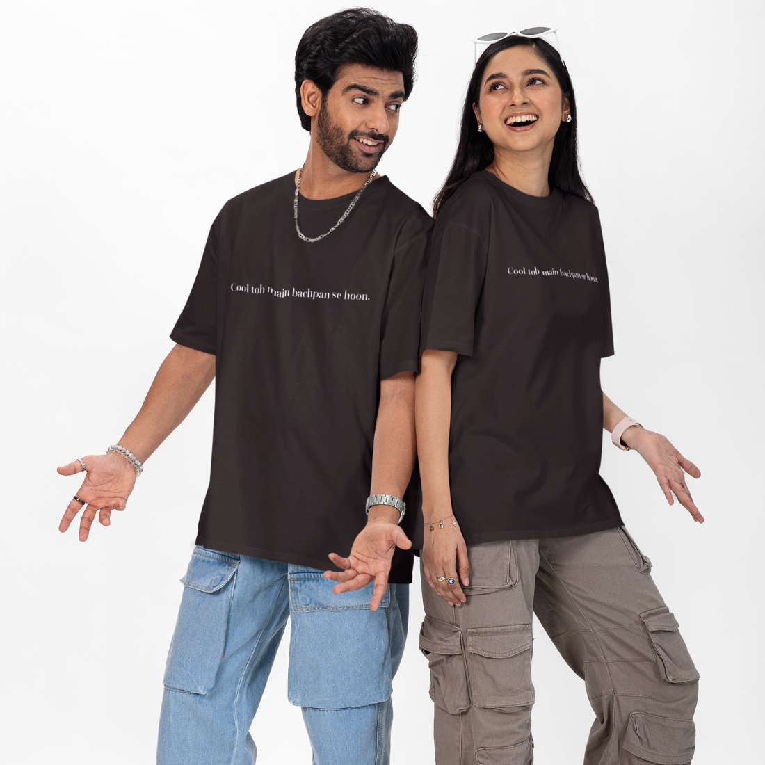 Cool To Mai Bachpan Se Hu Unisex Oversized T-Shirt