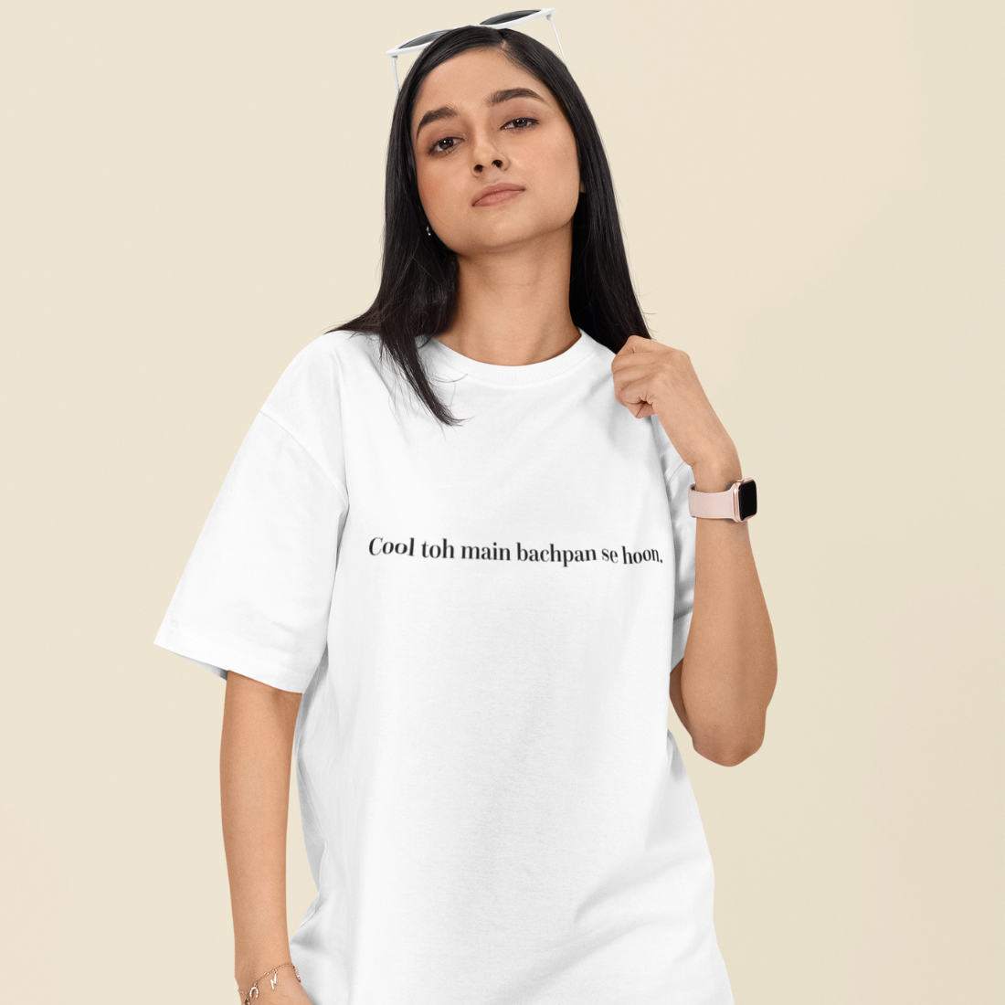 Cool To Mai Bachpan Se Hu Unisex Oversized T-Shirt