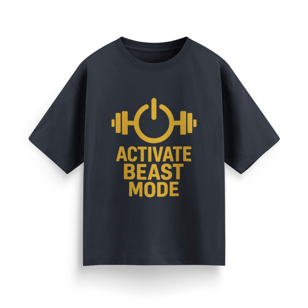 Activate Beast Mode Unisex Oversized T-Shirt