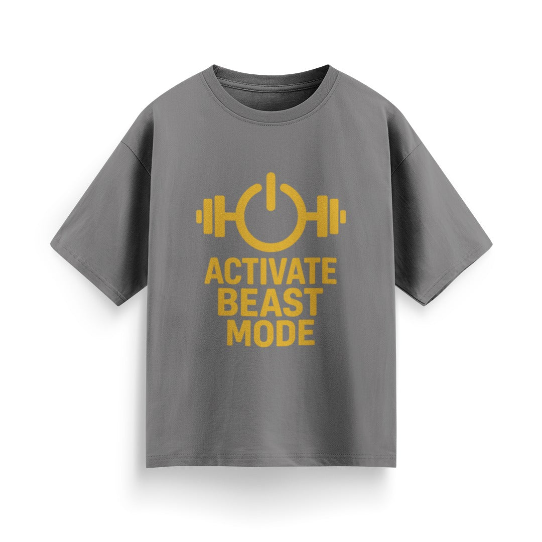 Activate Beast Mode Unisex Oversized T-Shirt