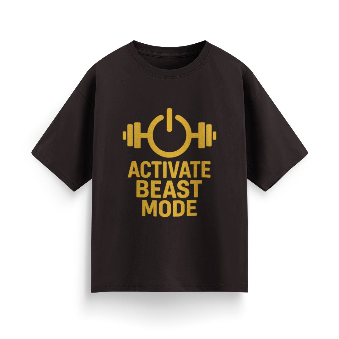 Activate Beast Mode Unisex Oversized T-Shirt