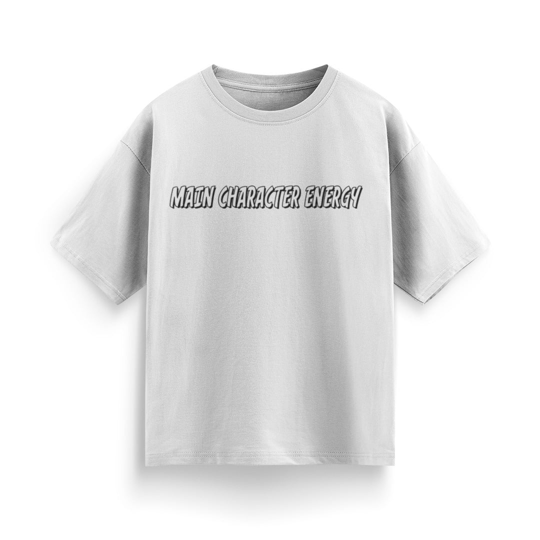 Main Character Energy Unisex Oversized T-Shirt