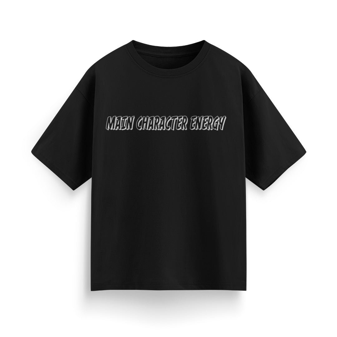 Main Character Energy Unisex Oversized T-Shirt