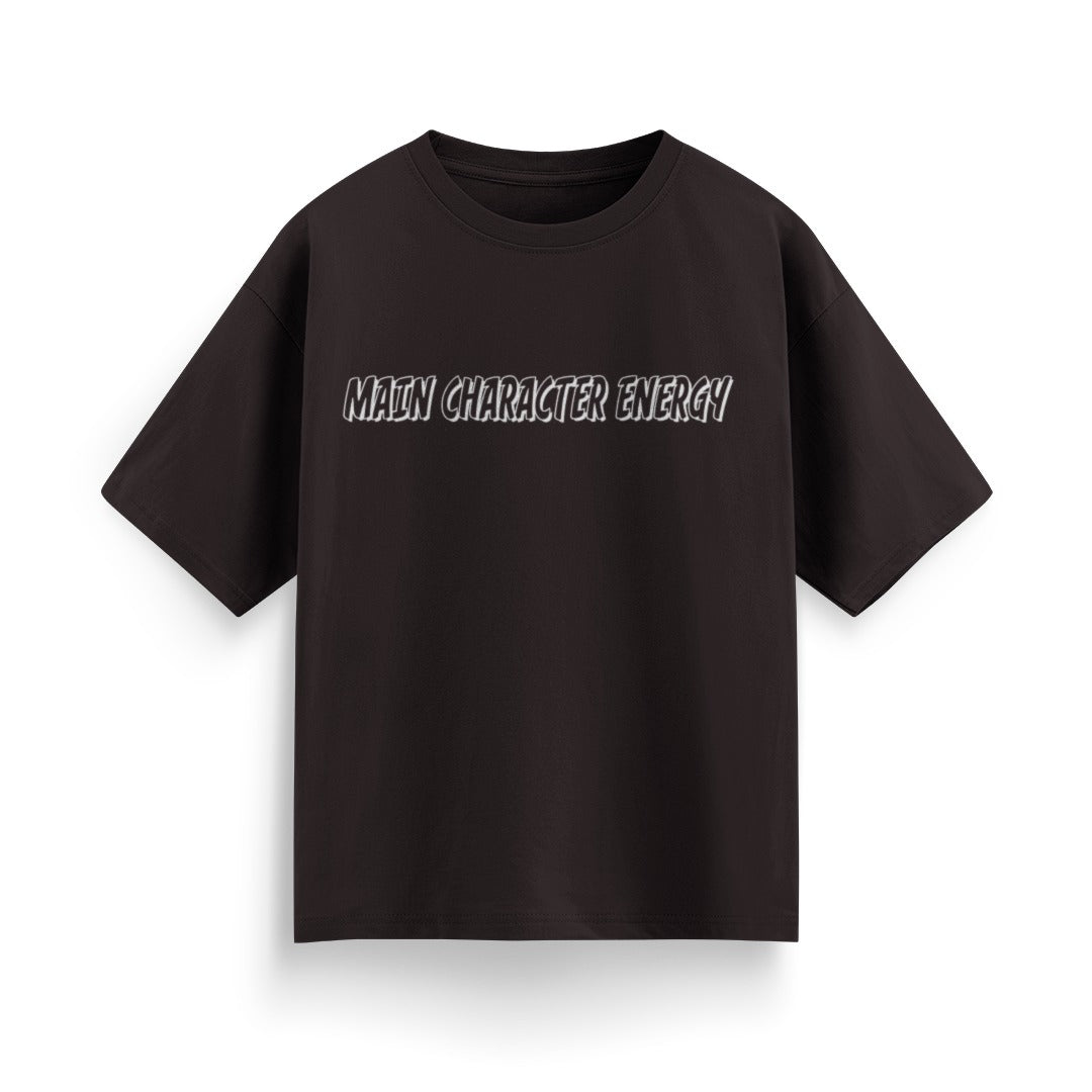 Main Character Energy Unisex Oversized T-Shirt