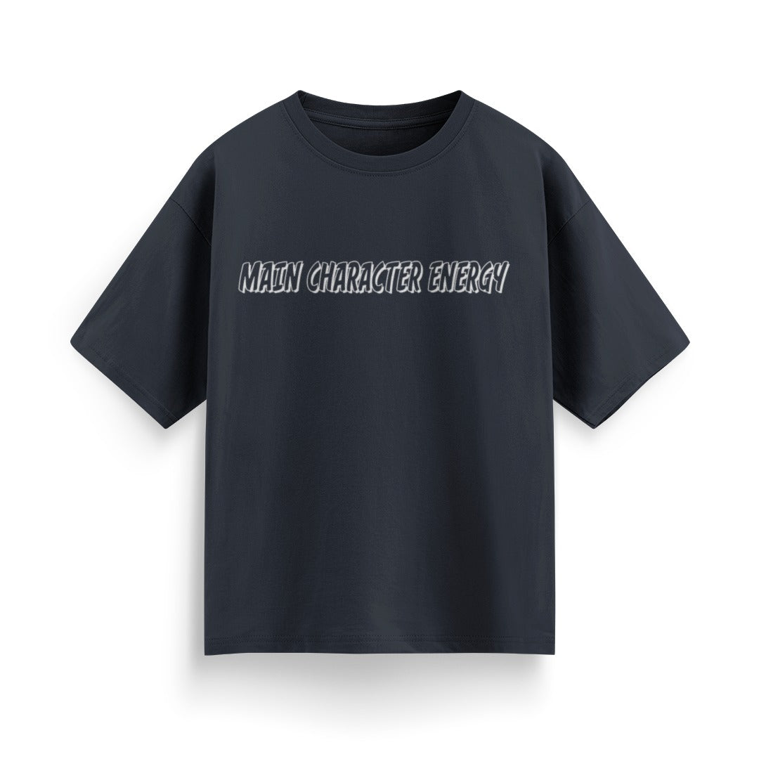 Main Character Energy Unisex Oversized T-Shirt
