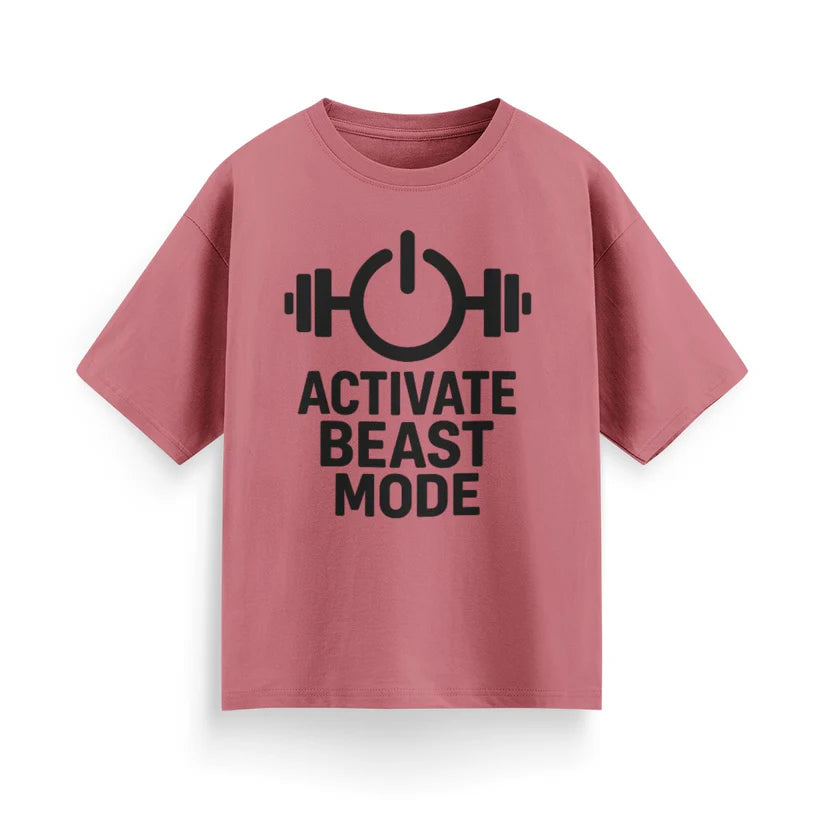 Activate Beast Mode Unisex Oversized T-Shirt