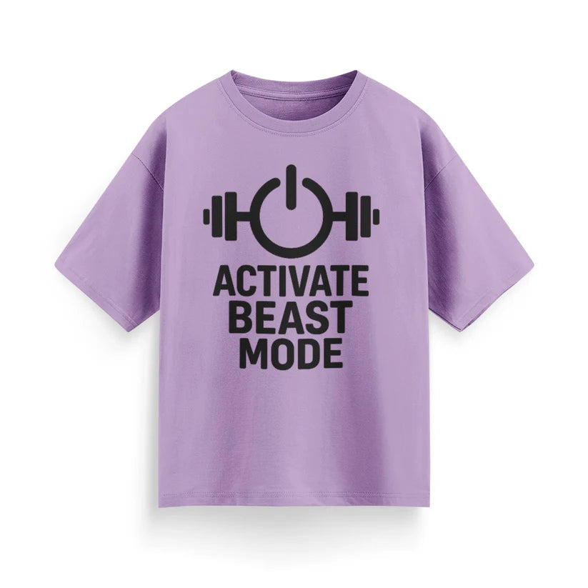 Activate Beast Mode Unisex Oversized T-Shirt