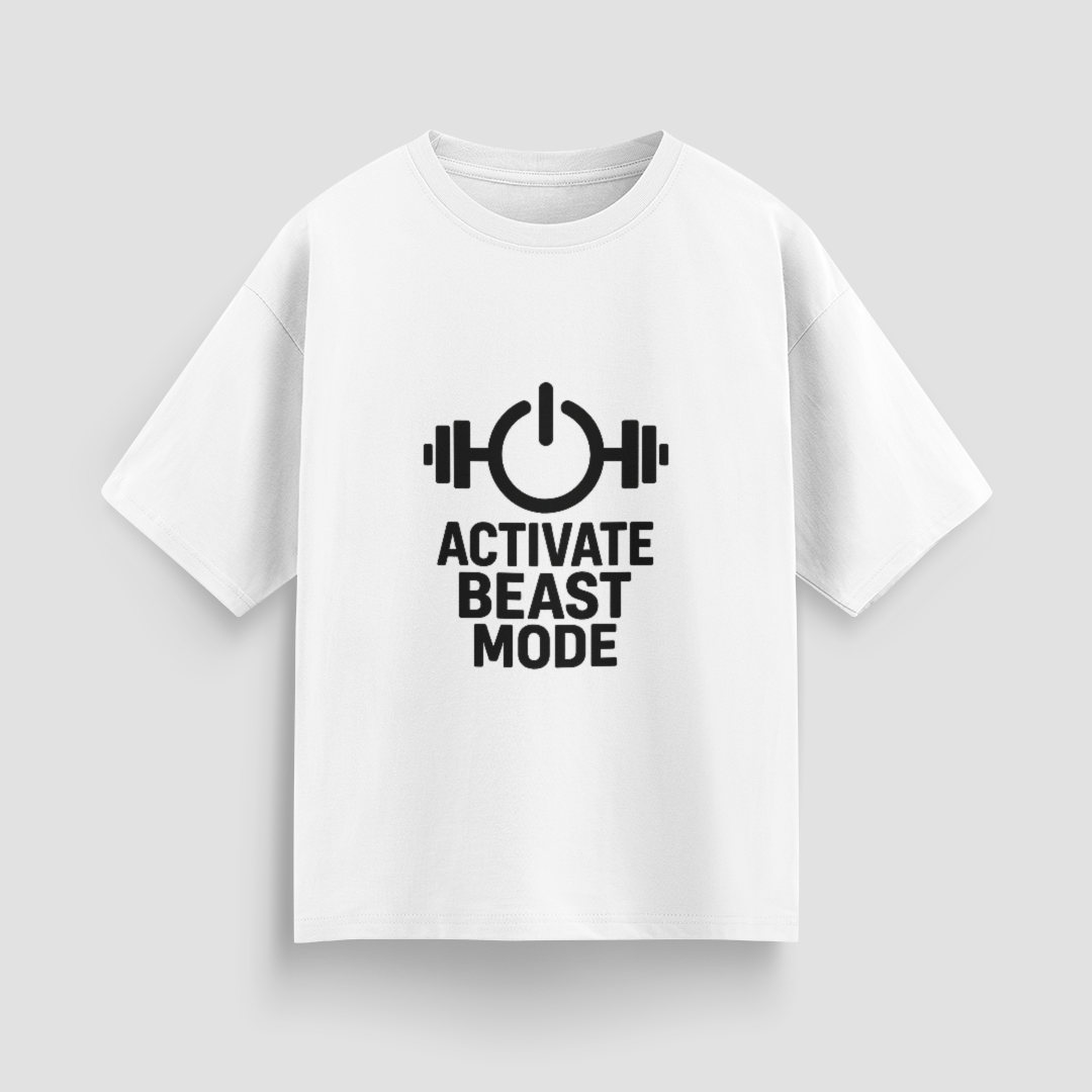 Activate Beast Mode Unisex Oversized T-Shirt