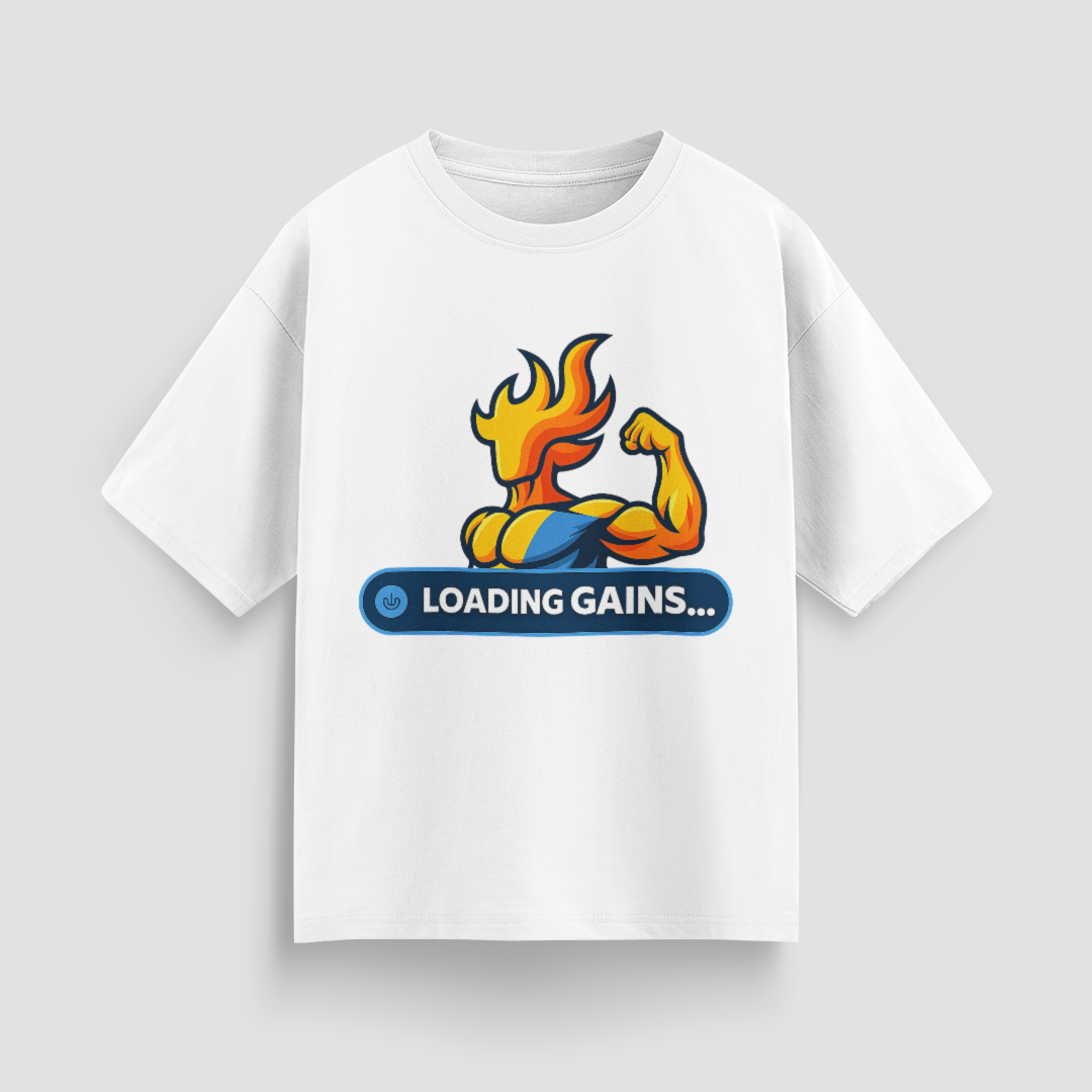 Loading Gains Unisex Oversized T-Shirt