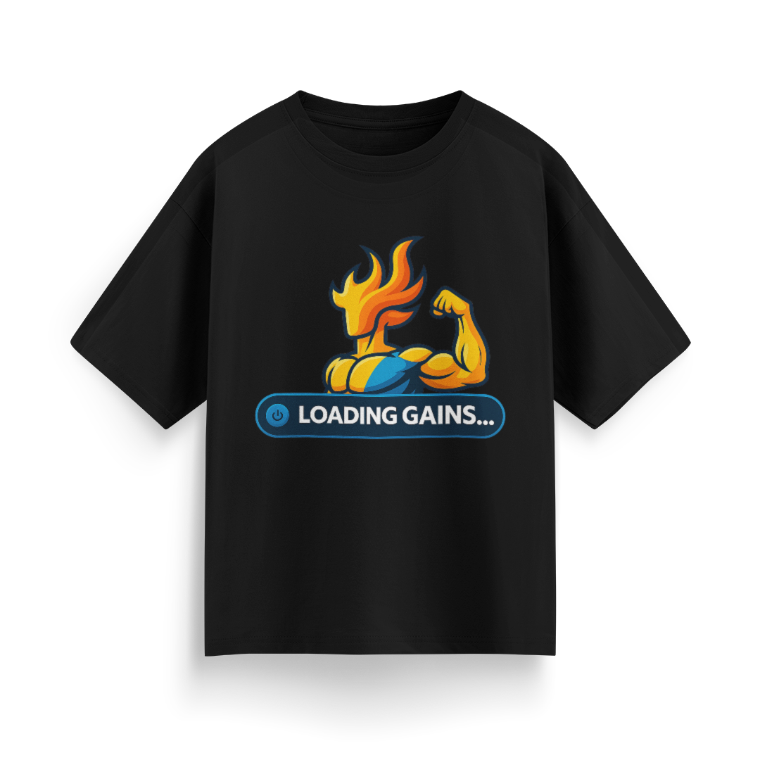 Loading Gains Unisex Oversized T-Shirt