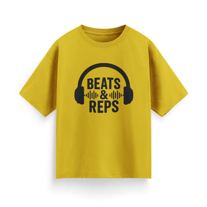 Beats and Reps Unisex Oversized  T-Shirt