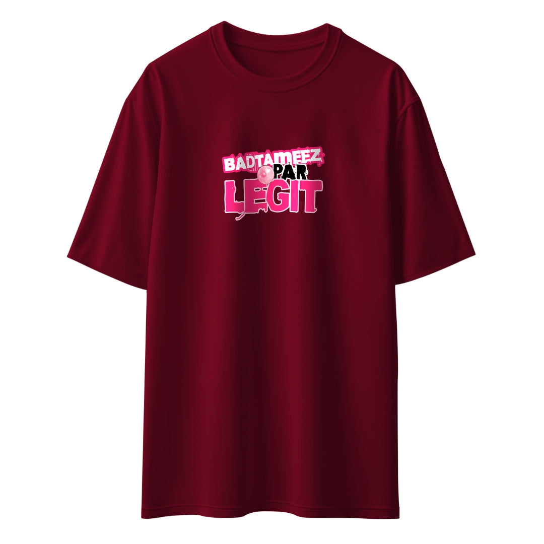 Badtameez Par Legit Unisex Oversized T-Shirt