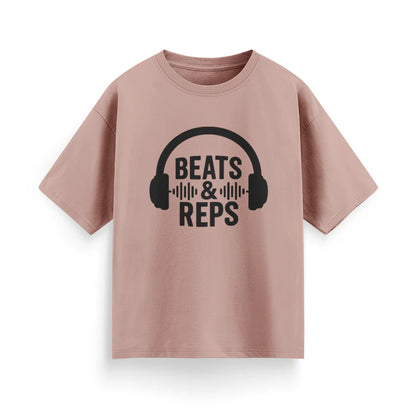 Beats and Reps Unisex Oversized  T-Shirt
