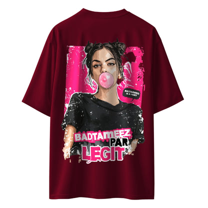 Badtameez Par Legit Unisex Oversized T-Shirt