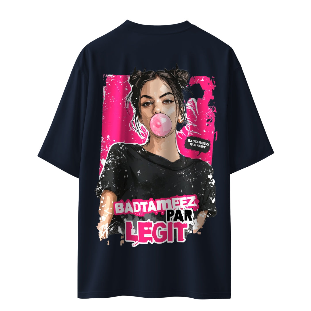Badtameez Par Legit Unisex Oversized T-Shirt