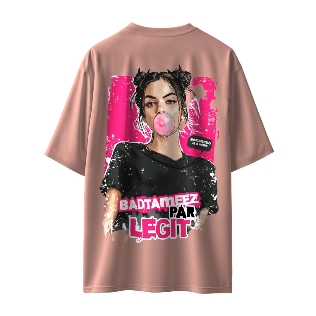 Badtameez Par Legit Unisex Oversized T-Shirt