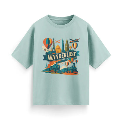 Wanderlust Unisex Oversized  T-Shirt