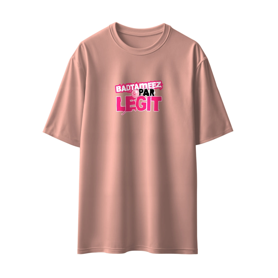 Badtameez Par Legit Unisex Oversized T-Shirt