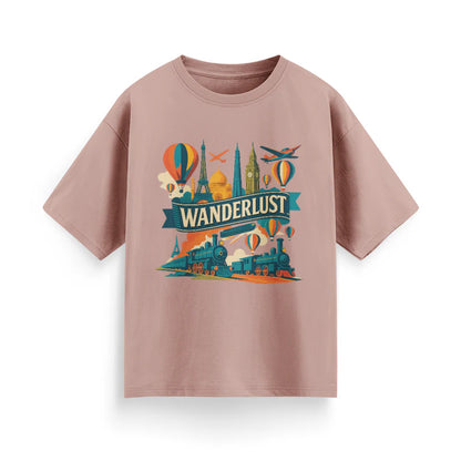 Wanderlust Unisex Oversized  T-Shirt