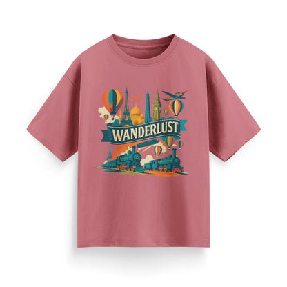 Wanderlust Unisex Oversized  T-Shirt