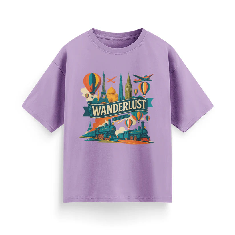 Wanderlust Unisex Oversized  T-Shirt