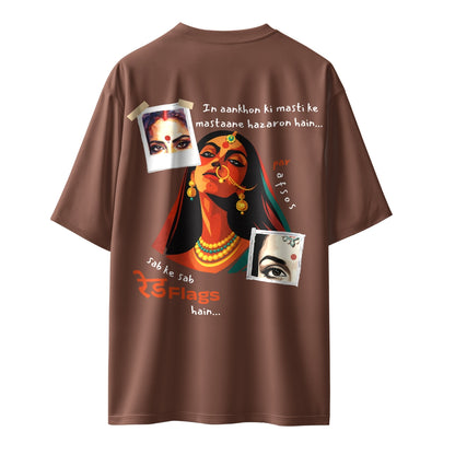 Sab Ke Sab Red Flags Hain Unisex Oversized T-Shirt