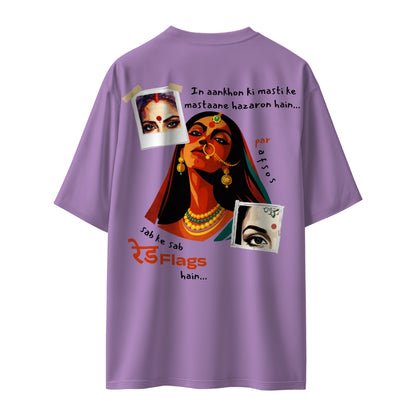 Sab Ke Sab Red Flags Hain Unisex Oversized T-Shirt