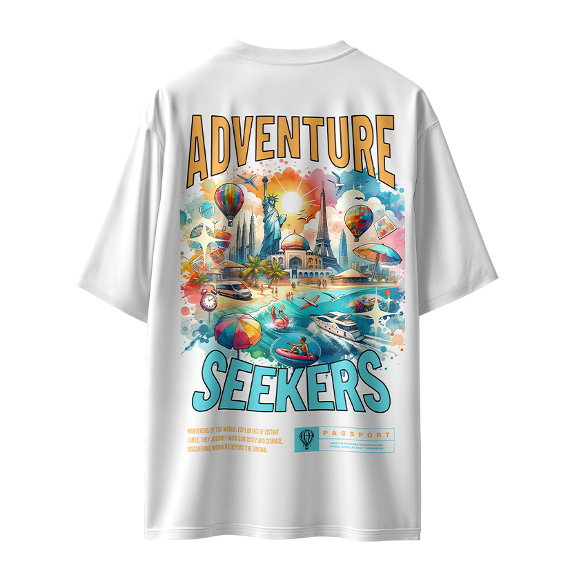 Adventure Seekers Unisex Oversized T-Shirt