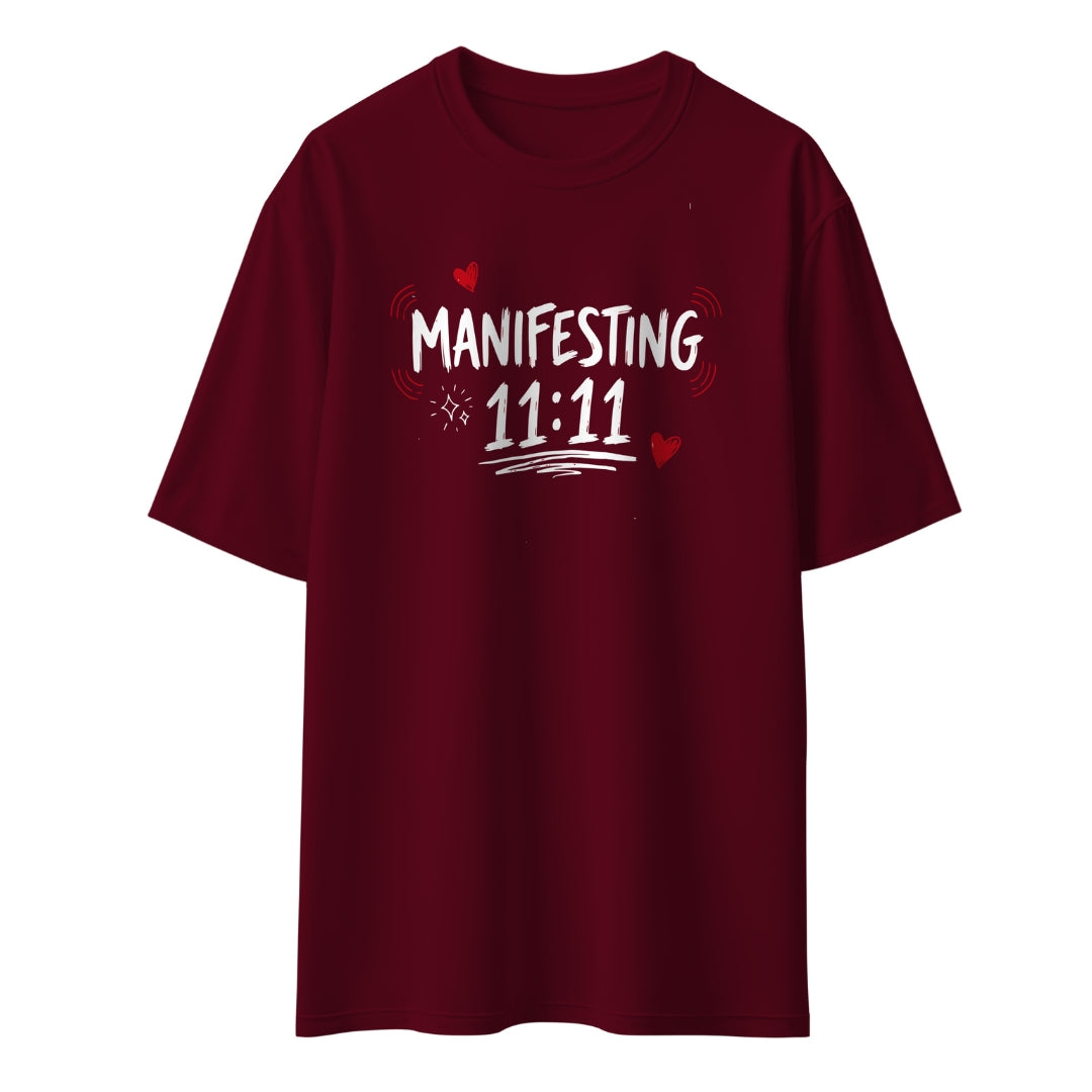 Manifesting 11:11  Unisex Oversized T-shirt
