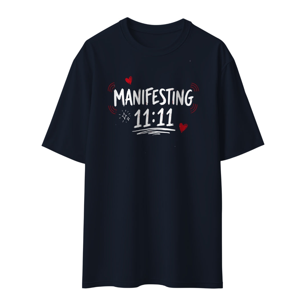 Manifesting 11:11  Unisex Oversized T-shirt