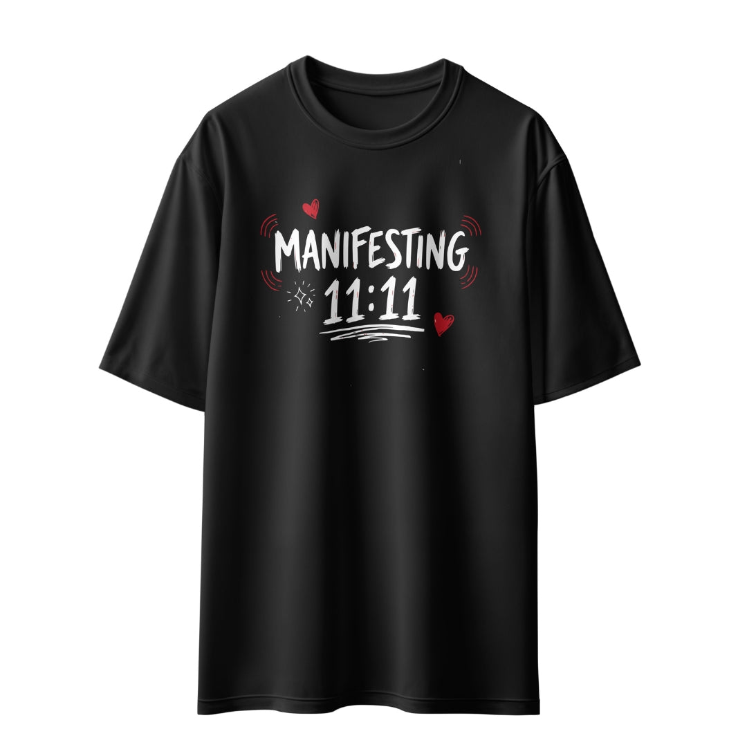 Manifesting 11:11  Unisex Oversized T-shirt
