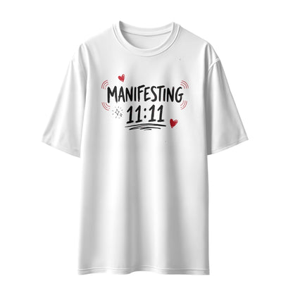 Manifesting 11:11  Unisex Oversized T-shirt
