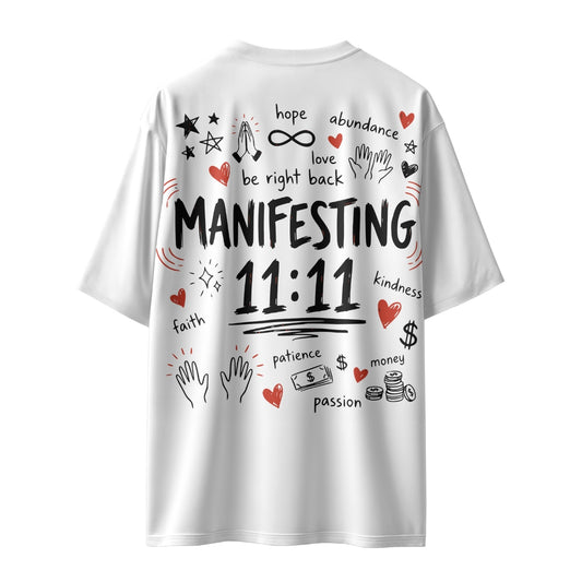 Manifesting 11:11  Unisex Oversized T-shirt