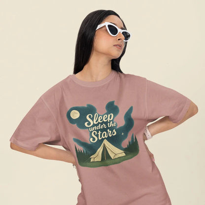 Sleep Under the Stars Unisex Oversized  T-Shirt