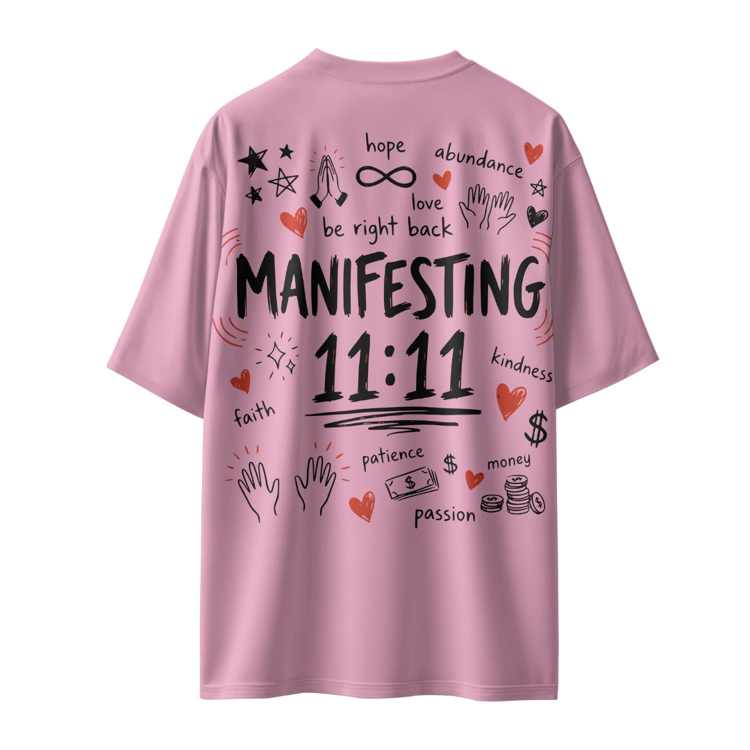 Manifesting 11:11  Unisex Oversized T-shirt