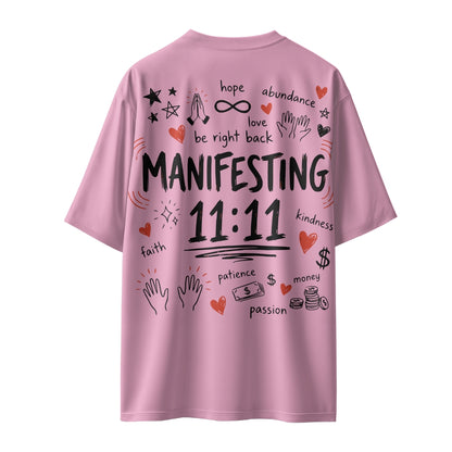 Manifesting 11:11  Unisex Oversized T-shirt