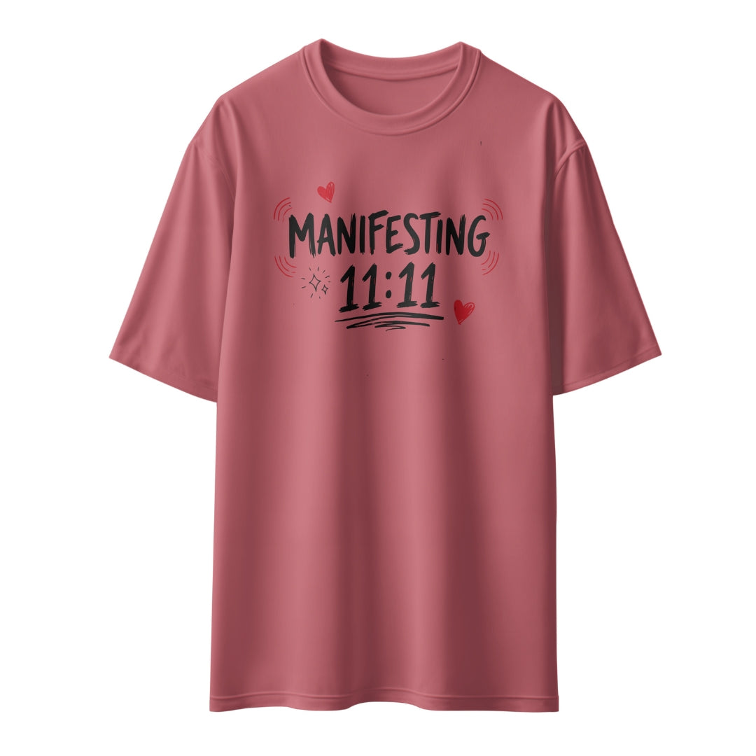 Manifesting 11:11  Unisex Oversized T-shirt