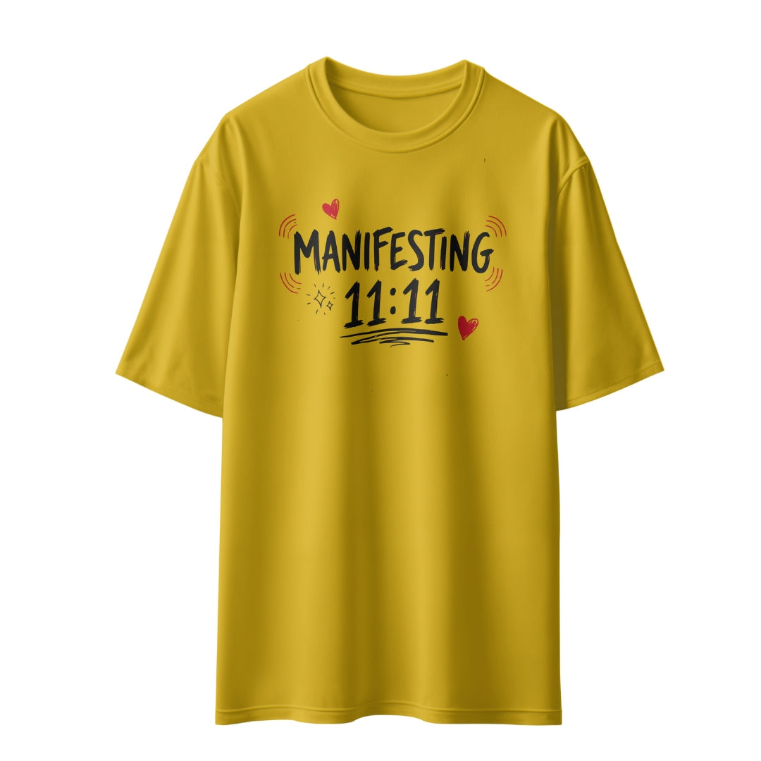 Manifesting 11:11  Unisex Oversized T-shirt