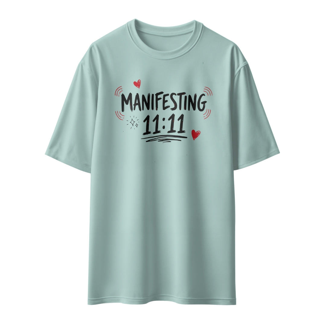 Manifesting 11:11  Unisex Oversized T-shirt