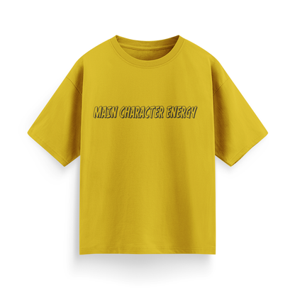 Main Character Energy Unisex Oversized T-Shirt