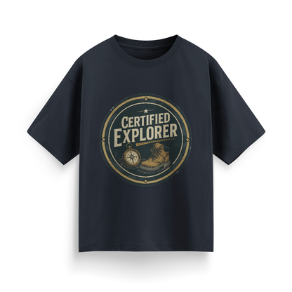 Certified Explorer Unisex Oversized T-Shirt