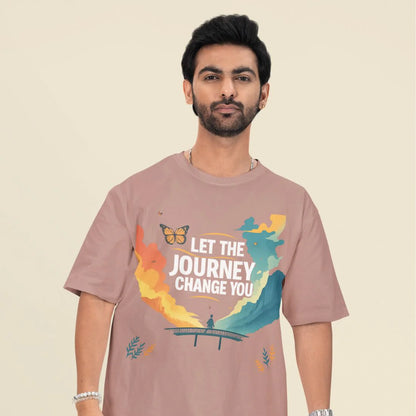 Let the Journey Change You Unisex Oversized  T-Shirt