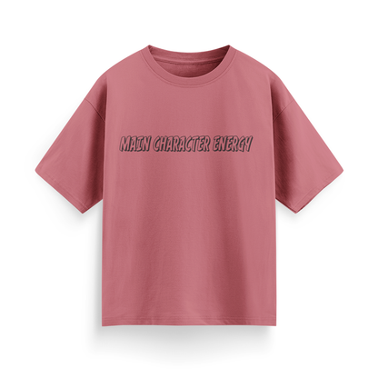 Main Character Energy Unisex Oversized T-Shirt