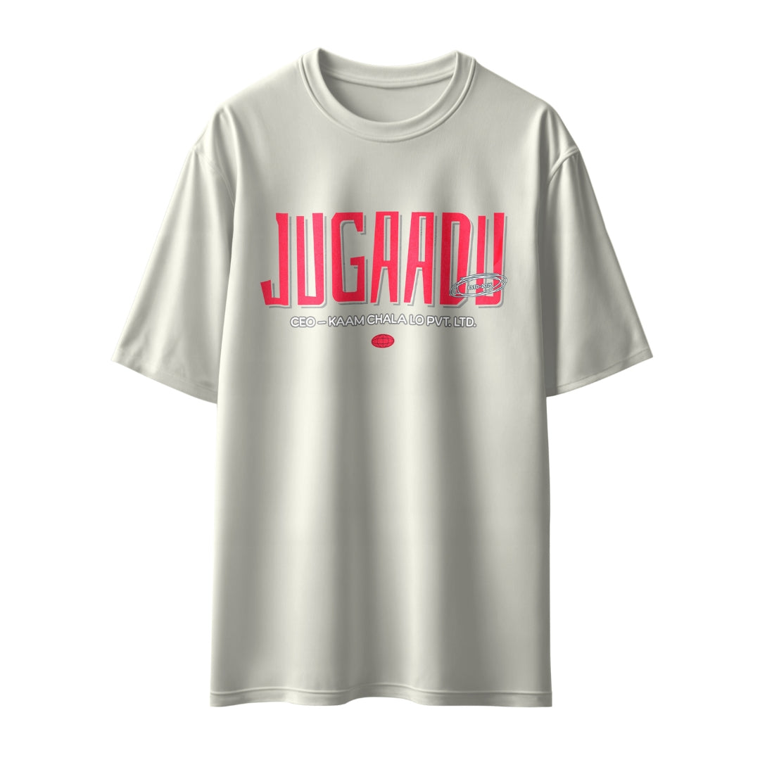 Jugaadu – CEO Kaam Chala Lo Pvt. Ltd. Unisex Oversized T-Shirt